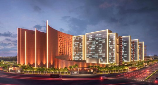 Surat Diamond Bourse landscape and green campus